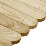 vidaXL Rouleaux de bordure 2 Pièces 120 cm Bois de pin imprégné