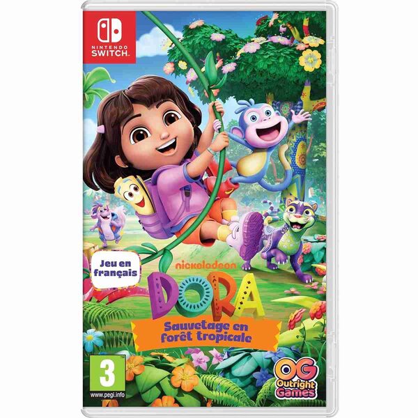 Jeu SWITCH Dora Sauvetage en foret tropicale