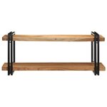 vidaXL Étagère murale 110x33x45 cm bois massif d'acacia