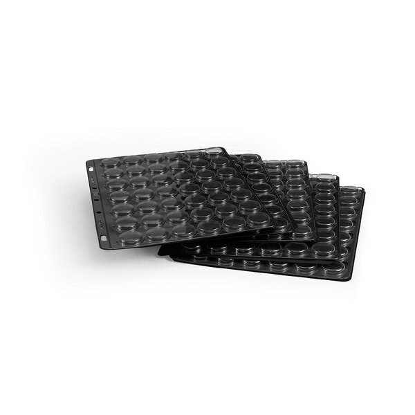 Recharges noires Compart pour 42 muselets de champagne  capsules de bière.