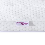 vidaXL Coussins de Matelas Blanc 90 x 190 cm Polyester sans colle