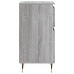 vidaXL Buffets 2 Pièces sonoma gris 40x35x70 cm bois d'ingénierie
