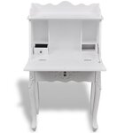 vidaXL Bureau en style français Bois