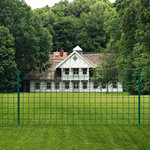 vidaXL Clôture Euro Acier 20x1 2 m Vert