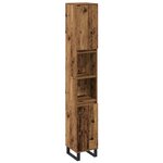 vidaXL Ensemble de meubles de salle de bain 3 pièces en bois ancien