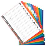 Jeu de 12 intercalaires en carte forte