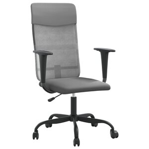Chaise fauteuil siège de bureau informatique étude réglable en hauteur gris 02_0024067