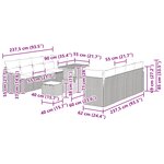 vidaXL Ensemble de canapé de jardin 11 Pièces Noir polyrotin