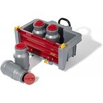 Rolly Toys 409389 - RollyMilk Lot de 4 pots à lait pour Tracteur à pédales