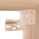vidaXL Armoire murale 80x30x30 cm Bois de pin massif
