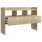vidaXL Buffet Chêne sonoma 105x30x70 cm Bois d’ingénierie