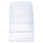 Distributeur De Prospectus 3 Compartiments A5 - Cristal - Exacompta