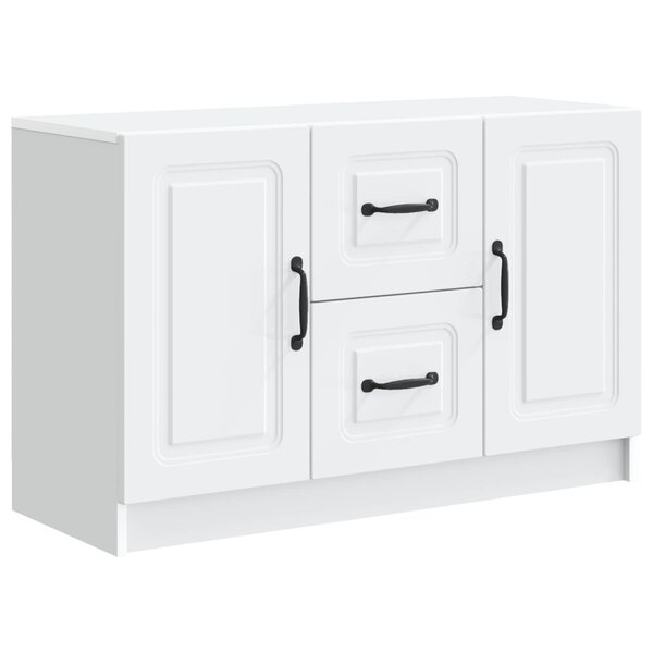 vidaXL Buffet Blanc 89 x 34 5 x 57 cm Bois d'ingénierie