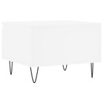 vidaXL Tables basses 2 Pièces blanc 50x46x35 cm bois d'ingénierie