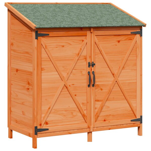 vidaXL Abri de jardin Marron 106 x 56 x 113 5 cm Bois de Sapin Massif