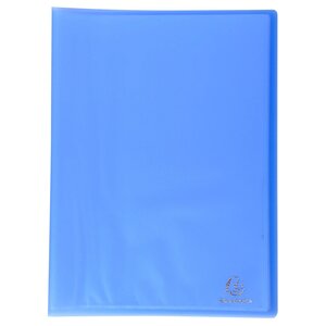 Protège-documents En Polypropylène Semi Rigide Chromaline 80 Vues - A4 - Bleu - X 12 - Exacompta