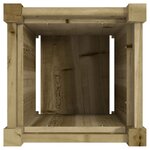 vidaXL Jardinière 31x31x31 cm bois de pin imprégné