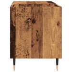 vidaXL Armoire à disques vieux bois 84 5x38x48 cm bois d'ingénierie