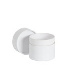 Lot de 6 boîtes cylindriques blanc 7.2 x 6.2 cm