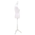 vidaXL Buste de présentation Femme Blanc