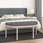 vidaXL Banc Gris foncé 110 5x45x49 cm Tissu