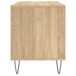 vidaXL Armoire à disques chêne sonoma 100x38x48 cm bois d'ingénierie