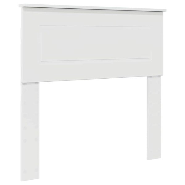 vidaXL Tête de lit Blanc Brillant 75 cm Bois d'ingénierie