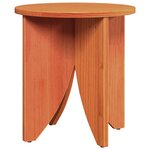 vidaXL Table basse 2 Pièces Marron cire 41 5 x 41 5 x 44 cm