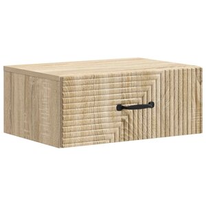 vidaXL Cabinet de chevet mural Chêne Sonoma 49 x 34 5 x 20 cm