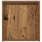 vidaXL Tables de chevet murales 2 Pièces vieux bois 38x34x40 cm