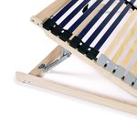 vidaXL Sommier à lattes avec 42 lattes 7 zones 70 x 200 cm