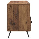 vidaXL Meuble TV Bois ancien 102 x 34 5 x 50 cm Bois d'ingénierie