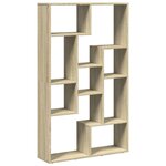 vidaXL Bibliothèque chêne sonoma 72x20x120 5 cm bois d'ingénierie