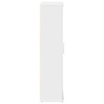 vidaXL Meuble de salle de bain avec porte-rouleau blanc 39x22x90 cm