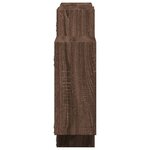 vidaXL Étagère murale chêne marron 159x18x65 cm bois d'ingénierie