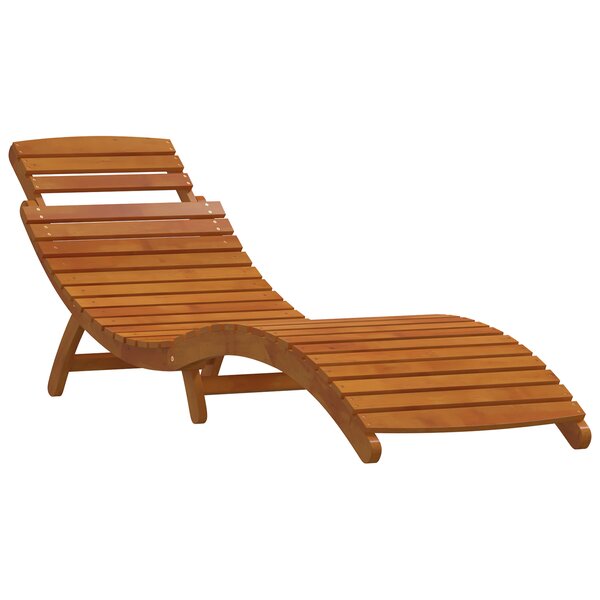 Chaises longues vidaXL 2 Pièces en bois d'acacia massif