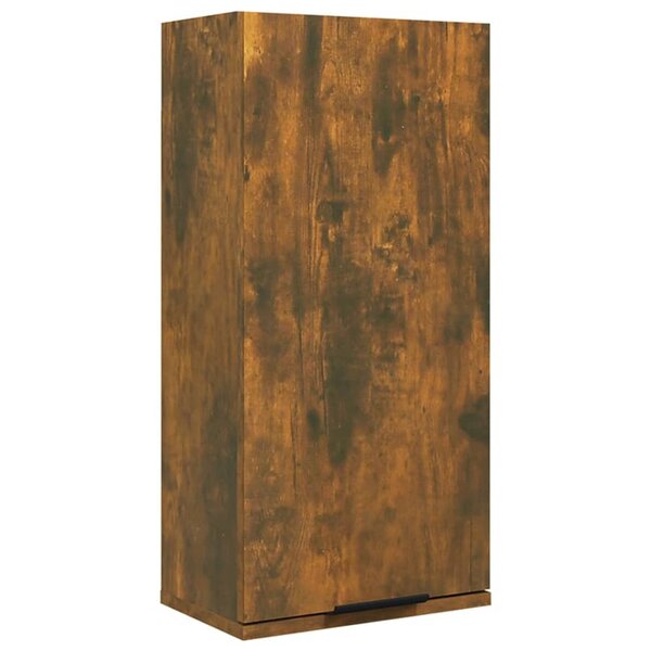 vidaXL Armoire de salle de bain murale Chêne fumé 32x20x67 cm