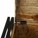 vidaXL Boîte de rangement 40 x 40 x 40 cm Bois de mangue massif