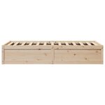 vidaXL Cadre de lit sans matelas 100x200 cm bois massif de pin