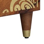 vidaXL Meuble de rangement 60x33x75 cm en Bois de Manguier