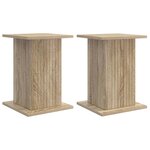 vidaXL Support de Plante 2 pc Chêne Sonoma 30 5 x 30 x 43 cm