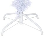 vidaXL Sapin de Noël artificiel renversé avec support Blanc 120 cm