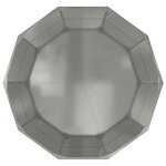 vidaXL Jardinière Argent 120 x 120 x 50 cm Acier galvanisé