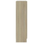 vidaXL Bibliothèque Chêne sonoma 82 5x30 5x115 cm Bois d'ingénierie