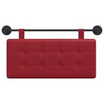 vidaXL Tête de lit suspendue Bordeaux Simili cuir