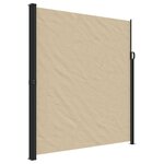 vidaXL Auvent latéral rétractable beige 220x600 cm