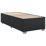 vidaXL Cadre de lit sans matelas noir 80x200 cm similicuir