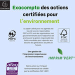 Recharge Exatime 17 Civil semainier sur 2 pages 172x105 mm Sept à Décembre EXACOMPTA