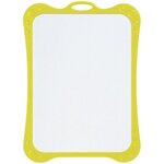 Kit ardoise effaçable à sec 1 face unie / 1 face seyès 20 x 28 5 cm + 1 feutre + 1 effacette