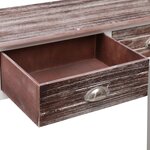 vidaXL Table console Marron 90 x 30 x 77 cm Bois